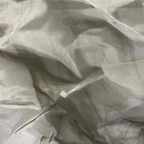 Żyrandol MESH 5B ze stalowej siatki, srebrny, z podświetleniem LED
