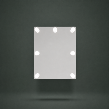 Lustro z żarówkami LED od makijażu