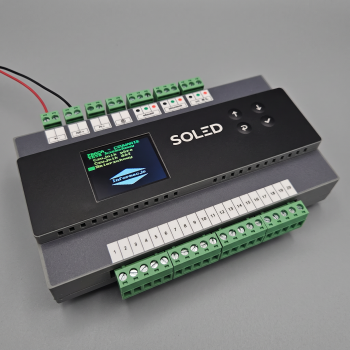 Sterownik schodowy LED z czujnikiem ruchu SOLED SCR – inteligentne oświetlenie schodowe | Sklep Soled