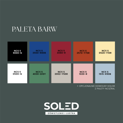 Paleta barw NSC SOLED