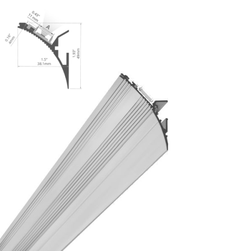 Profil LED półokrągły, łagodny łuk Lit-L