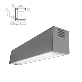 Profil LED oprawa sufitowa, lampa Inter