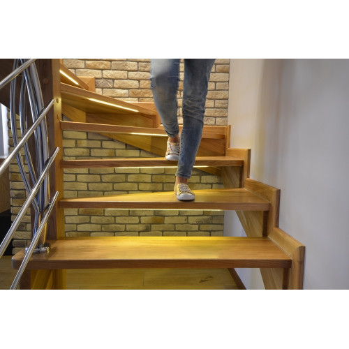 Oświetlenie schodów ZOS1 profil nawierzchniowy | Sklep Soled