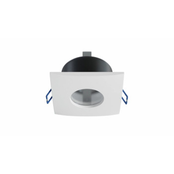 Oprawa sufitowa XANA LED do łazienki kwadratowa biała aluminium IP44 wpuszczana
