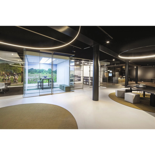 MICRO-PLUS - 3m - Profil aluminiowy LED wpuszczany niskoprofilowy do mebli kuchennych czarny