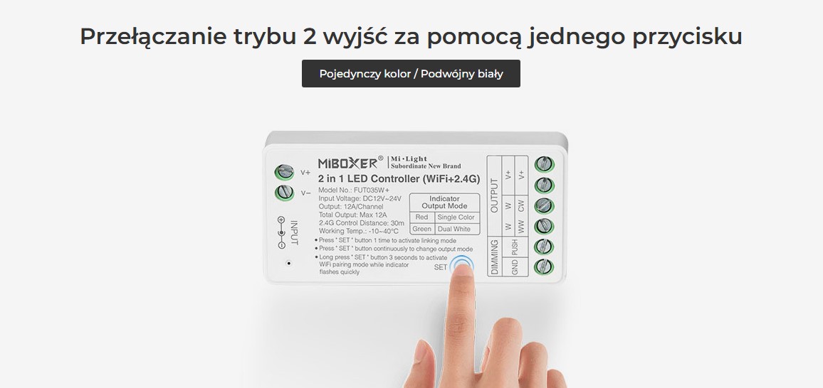 Sterownik MIBOXER FUT035W+